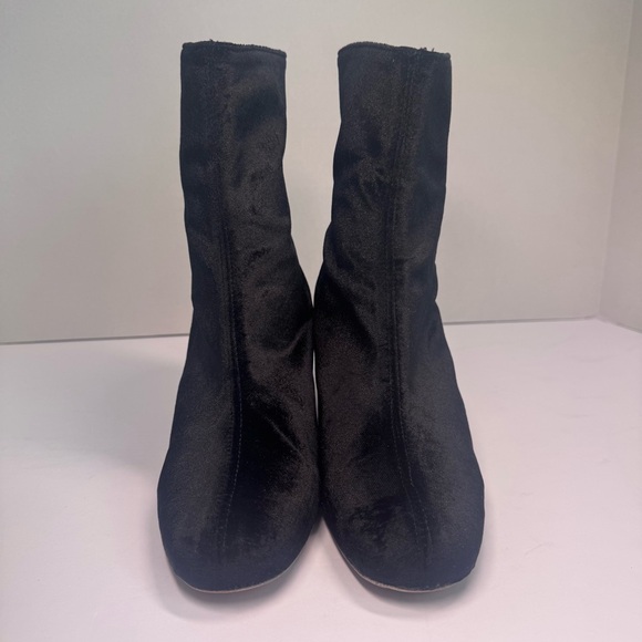 Free People Cecile Suede Ankle Block Heel Boots Sz 8 - Picture 13 of 15